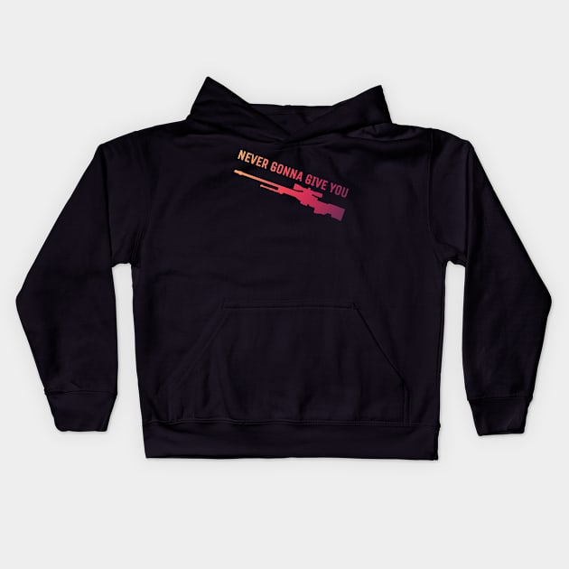 Never gonna give you AWP Kids Hoodie by PH-Design